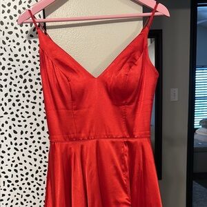 Sherri Hill Vibrant Red Dress